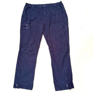 Men's Blue Tactical Pants Combat Cargo Military Casual Hiking 40x30 Zip Pockets
